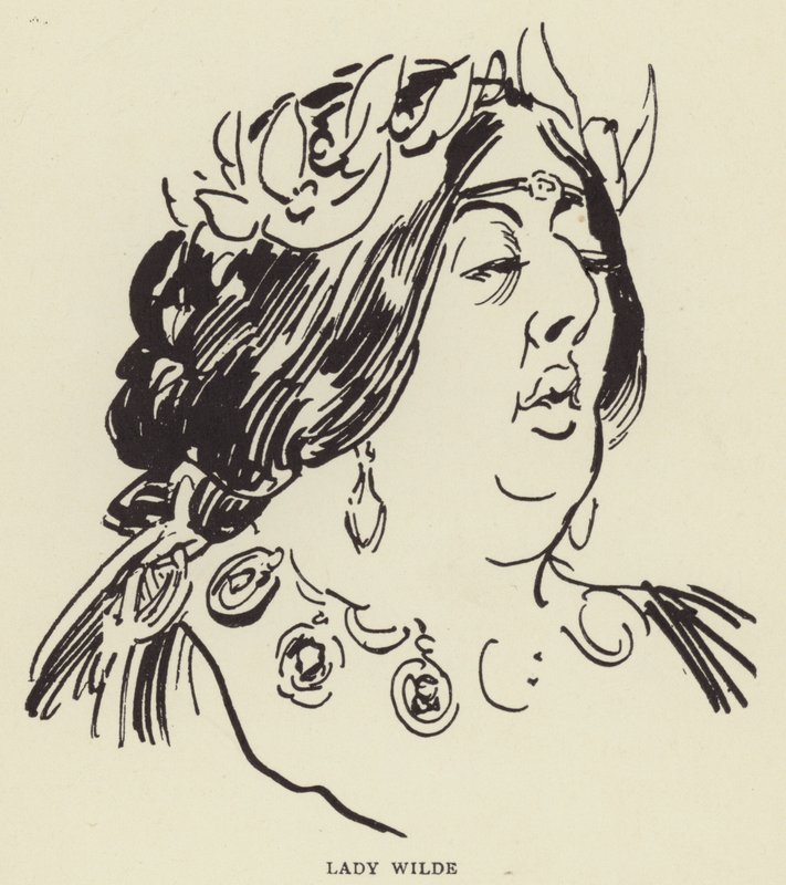 Lady Wildeová od Harry Furniss