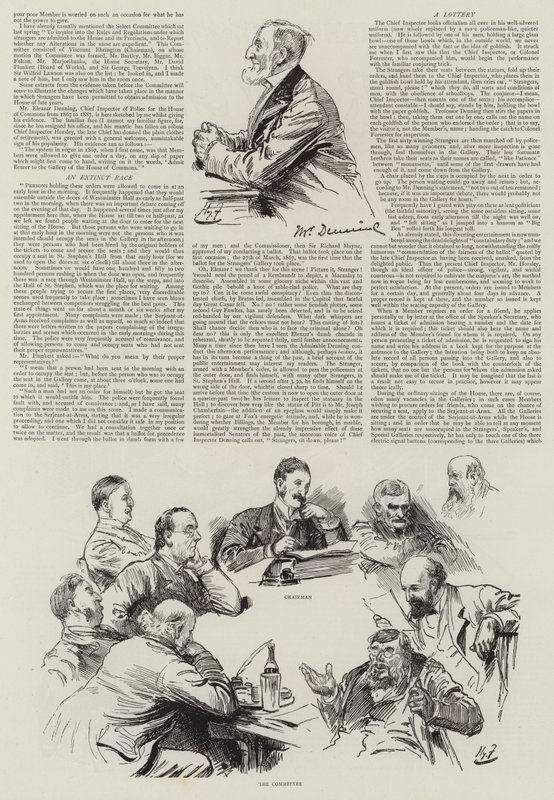 Život v parlamentu, Cizinci ve sněmovně od Harry Furniss
