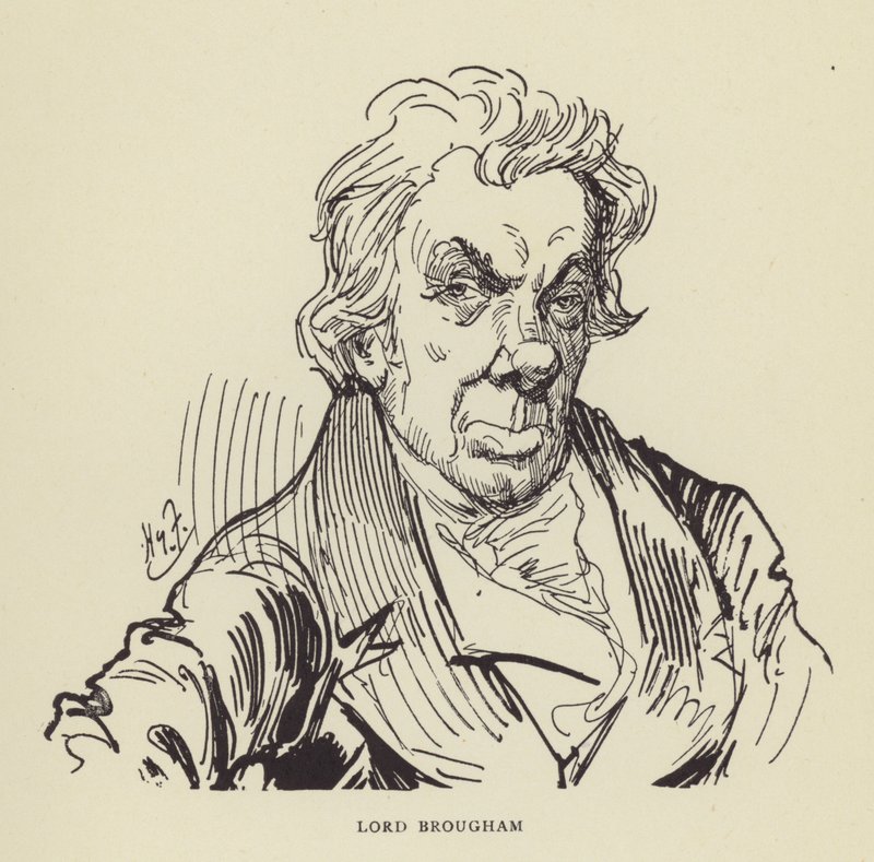 Lord Brougham od Harry Furniss