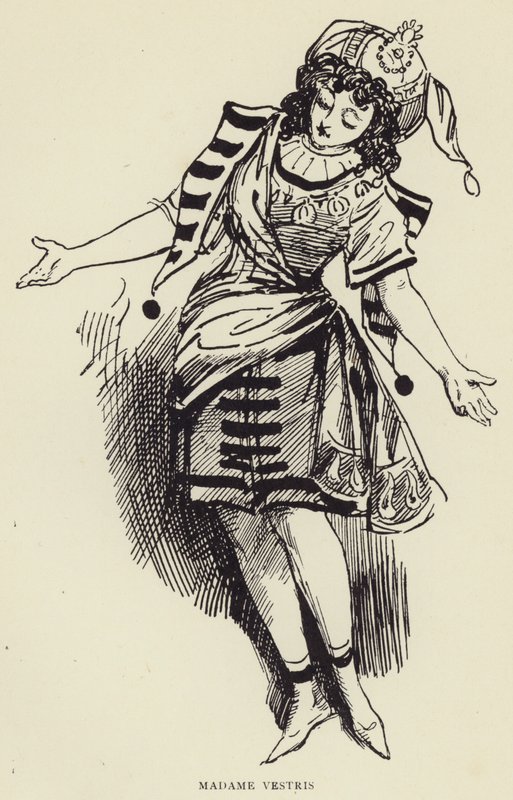 Madame Vestris od Harry Furniss