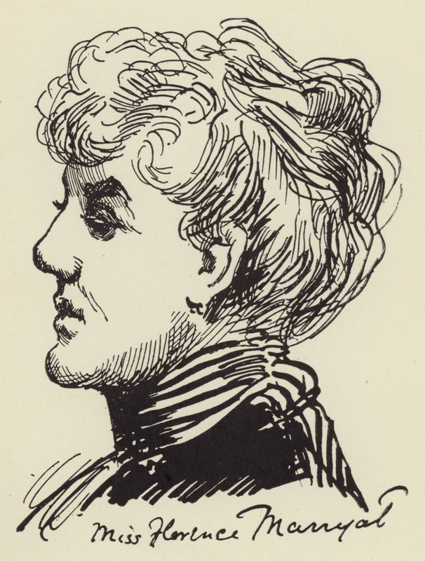 Slečna Florence Marryat od Harry Furniss