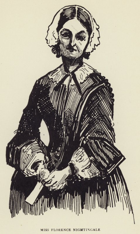 Slečna Florence Nightingalová od Harry Furniss