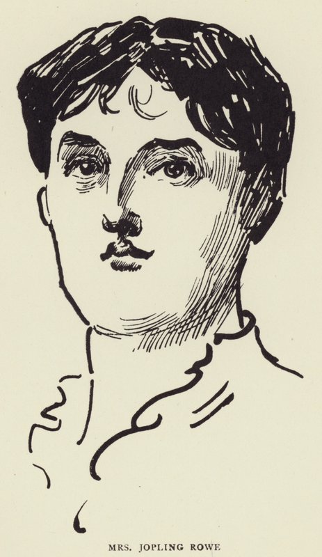 paní Jopling Rowe od Harry Furniss