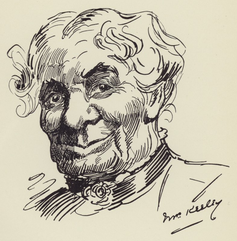 paní Keeleyová od Harry Furniss