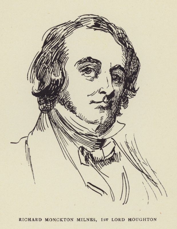 Richard Monckton Milnes, první lord Houghton od Harry Furniss