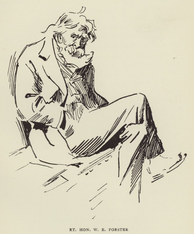 Správně, vážený W E Forster od Harry Furniss