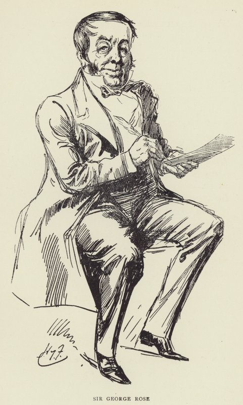 Sir George Rose od Harry Furniss