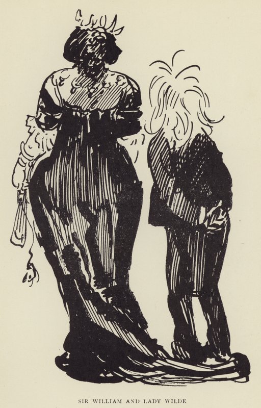 Sir William a lady Wildeová od Harry Furniss