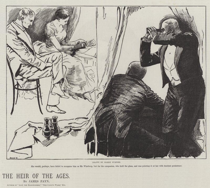 Dědic věků, James Payn od Harry Furniss
