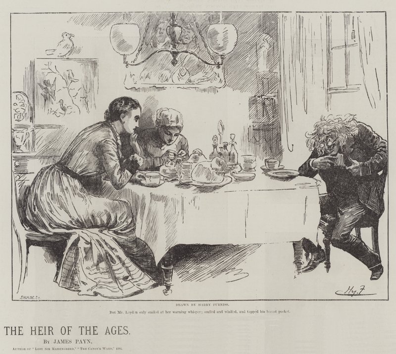 Dědic věků, James Payn od Harry Furniss