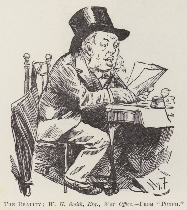The Reality, W. H. Smith, Esquire, War Office od Harry Furniss