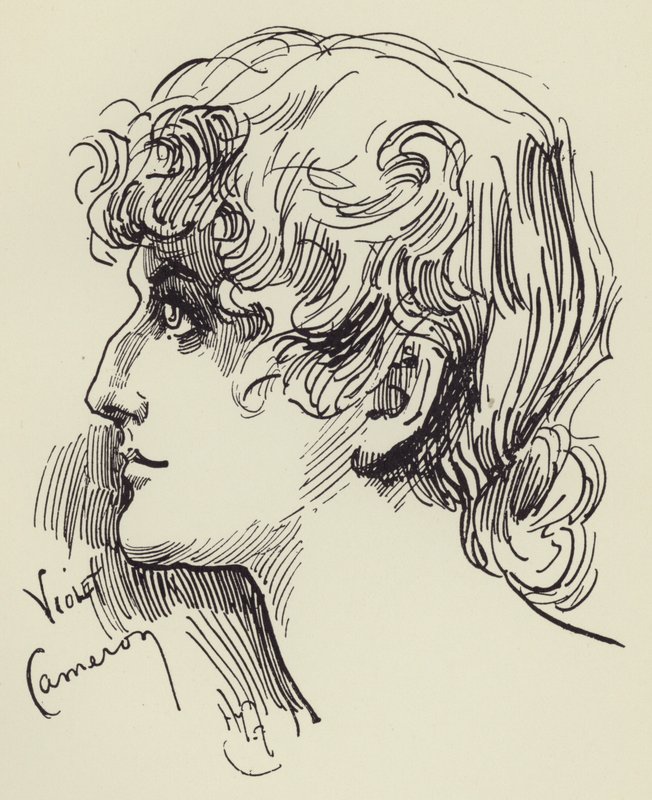 Violet Cameronová od Harry Furniss