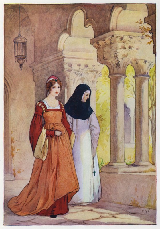 Ilustrace k Donu Quijotovi (barevná litografie) od Harry George Theaker