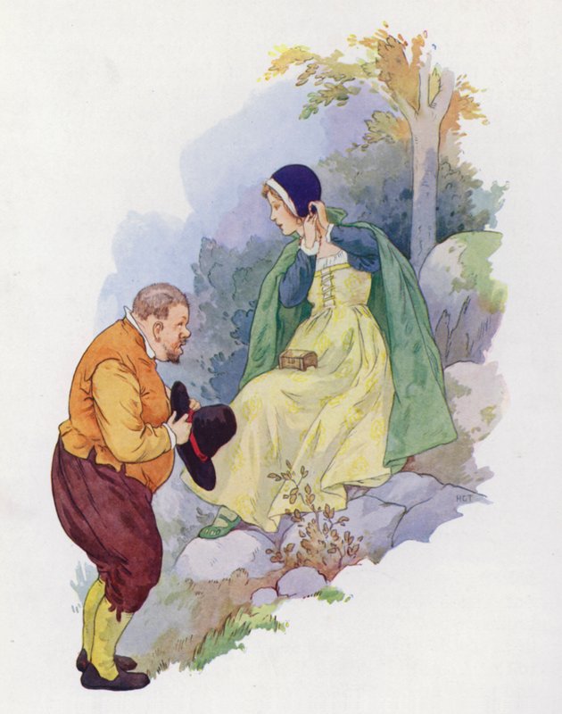 Ilustrace k Donu Quijotovi (barevná litografie) od Harry George Theaker