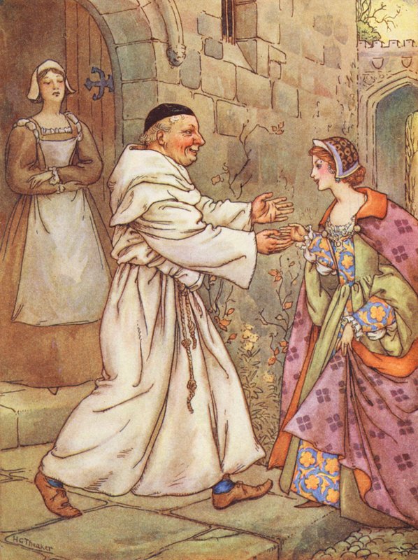 Nell Cook, Legenda o temném vstupu (barevná litografie) od Harry George Theaker