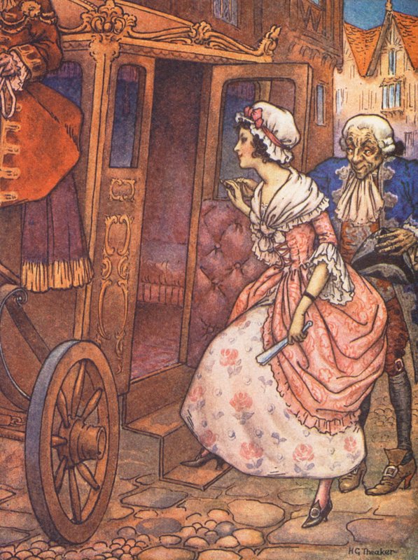 Ingoldsbyho legendy (barevná litografie) od Harry George Theaker