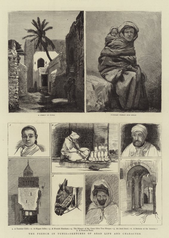 Francouzi v Tunisu, Náčrtky arabského života a charakteru od Harry Hamilton Johnston