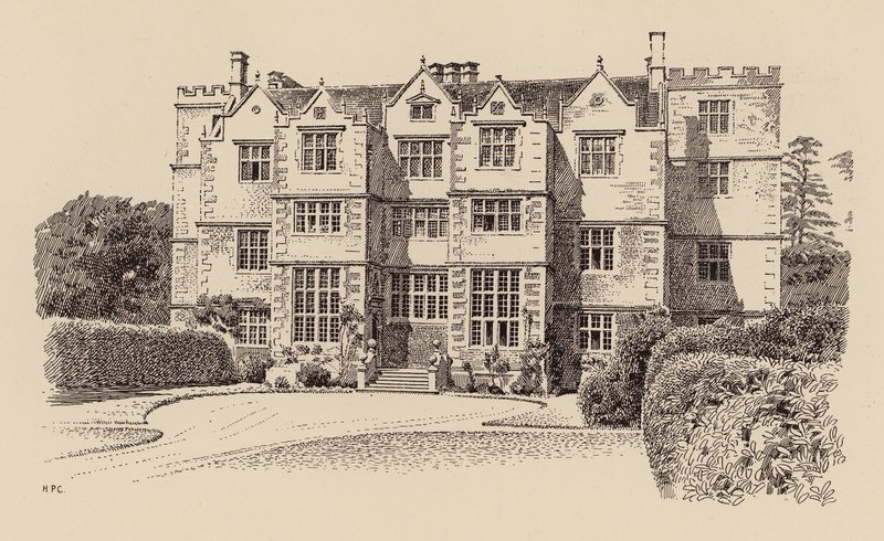 Chastleton House, Oxfordshire (barevné lito) od Harry Percy Clifford