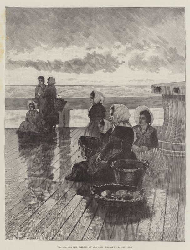Čekání na Toilers of the Sea od Hector Caffieri