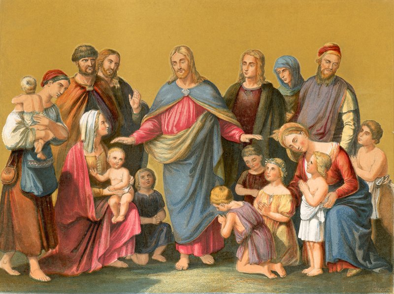 Kristus žehná dětem od Heinrich Maria von Hess