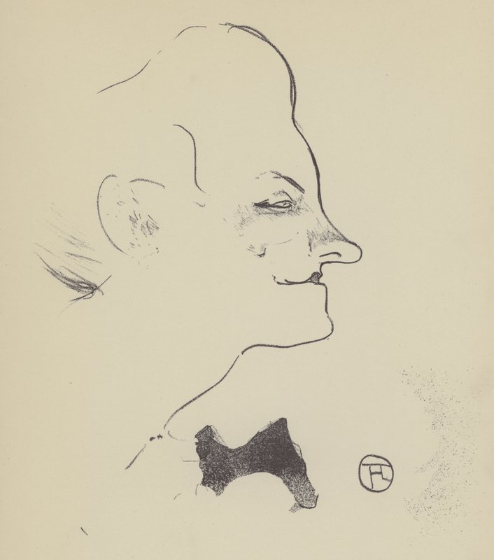 Yvetta Gilbertová od Henri de Toulouse Lautrec