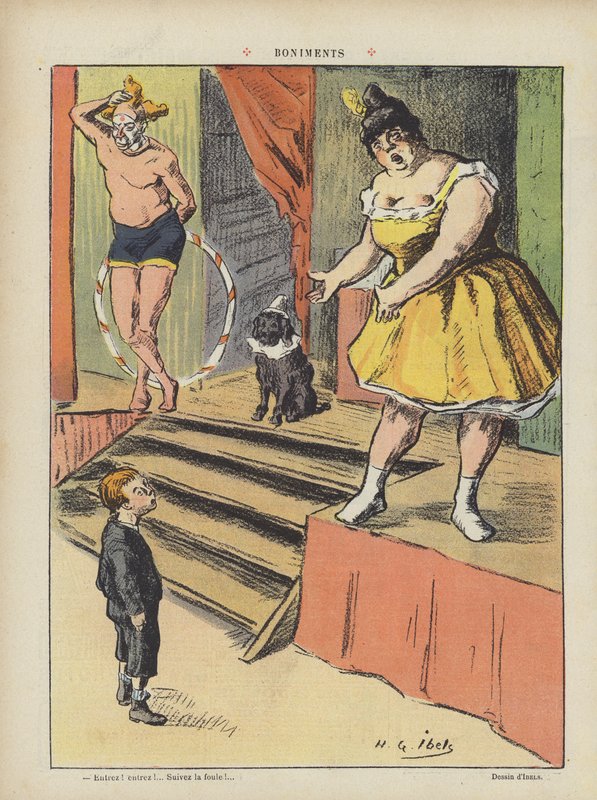 Ilustrace pro Le Rire od Henri Gabriel Ibels