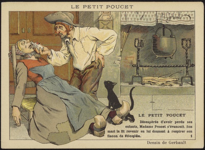 Reklama na Ricqles Peppermint Cure (barevné lito) od Henri Gerbault