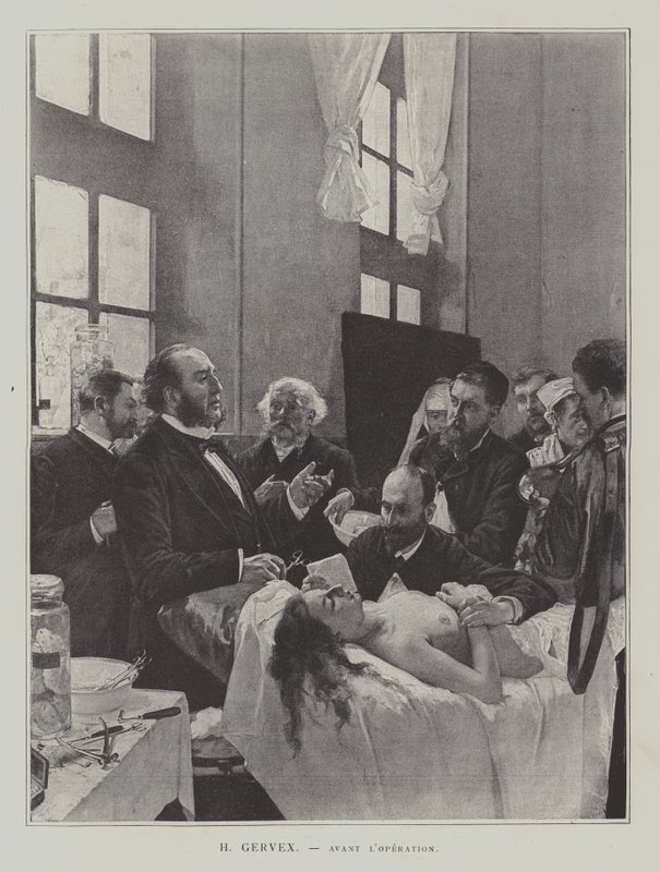 Avant lOperation (Před operací) od Henri Gervex