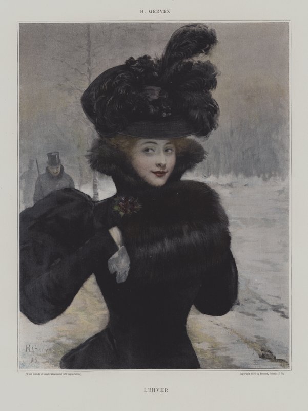 LHiver (zima) od Henri Gervex