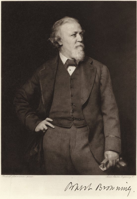 Robert Browning od Henri Lehmann