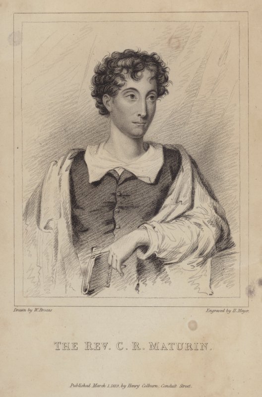 Charles Robert Maturin, irský protestantský duchovní; romanopisec a dramatik od Henri after Meyer