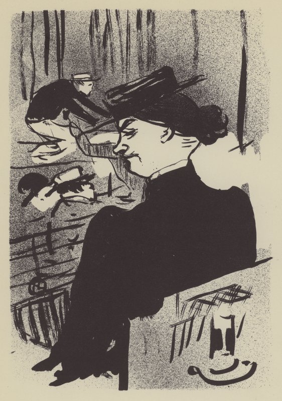 Une Spectatrice od Henri de Toulouse Lautrec