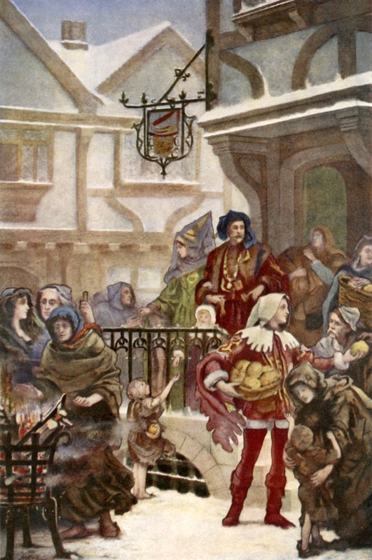 Sir Richard Whittington rozděluje charitu od Henrietta Rae