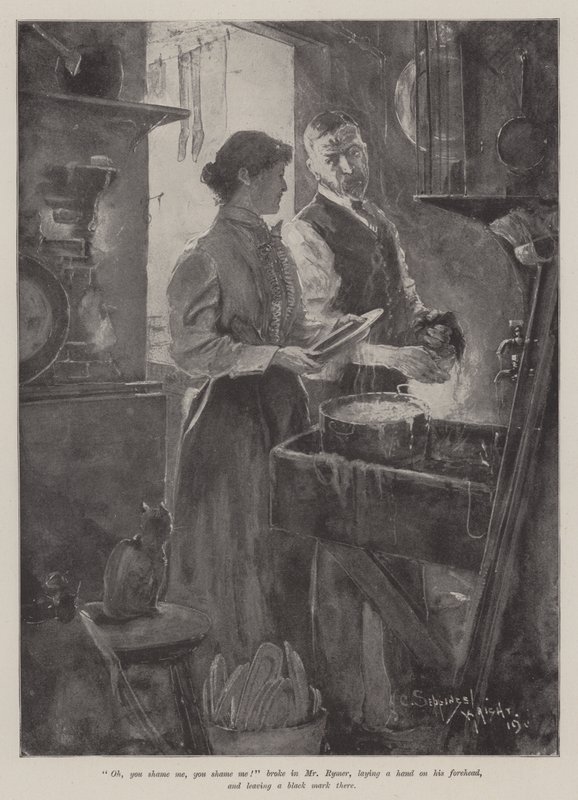 Okouzlující rodina, George Gissing od Henry Charles Seppings Wright