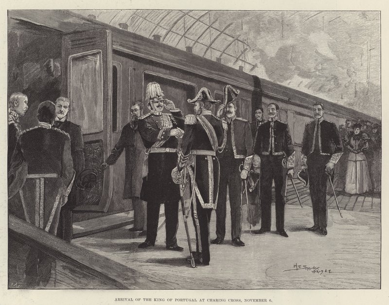Příjezd portugalského krále do Charing Cross, 6. listopadu od Henry Charles Seppings Wright
