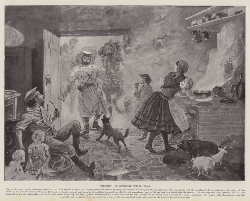 Billeted, nevítaná návštěva v Polsku od Henry Charles Seppings Wright
