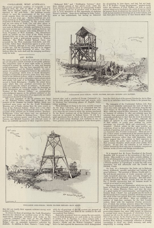 Coolgardie Gold-Fields, Austrálie od Henry Charles Seppings Wright