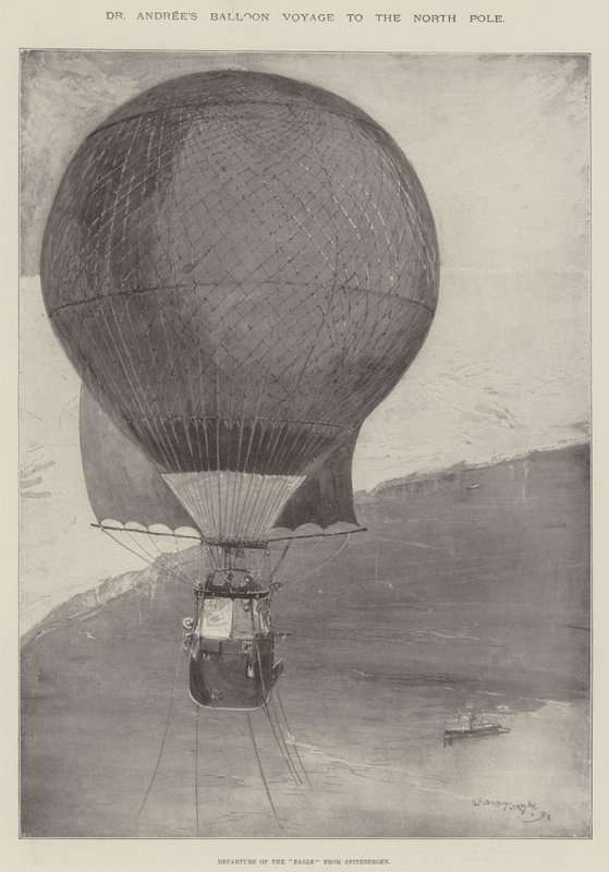 Plavba balonem Dr. Andreeho na severní pól od Henry Charles Seppings Wright