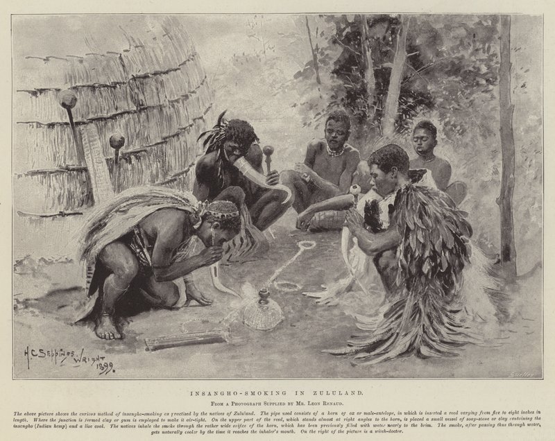 Insangho-Smoking v Zululand od Henry Charles Seppings Wright