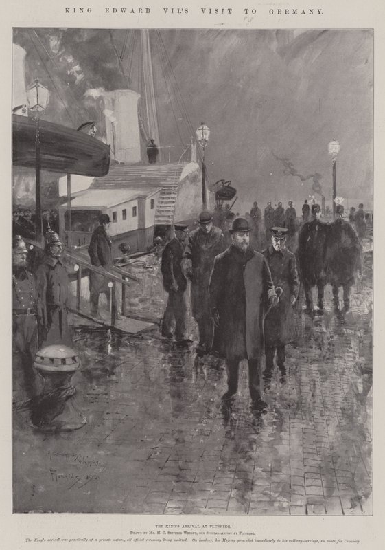 Návštěva krále Edwarda VII v Německu od Henry Charles Seppings Wright