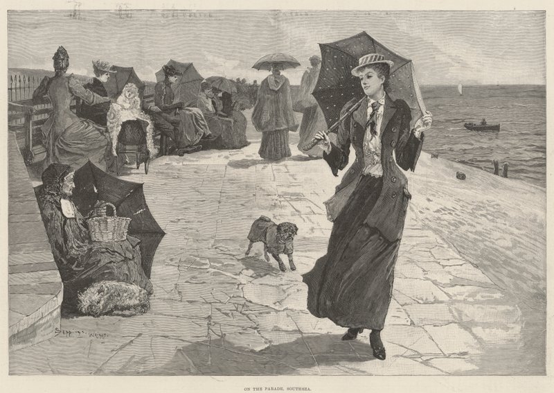 Na přehlídce, Southsea od Henry Charles Seppings Wright