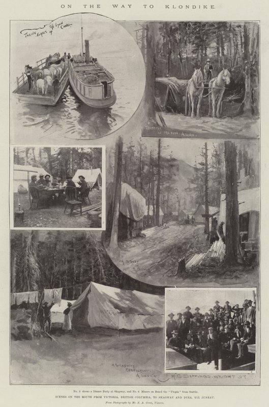 Na cestě na Klondike od Henry Charles Seppings Wright