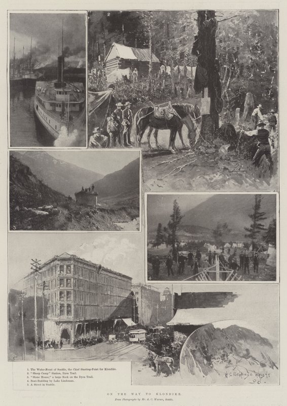 Na cestě na Klondike od Henry Charles Seppings Wright