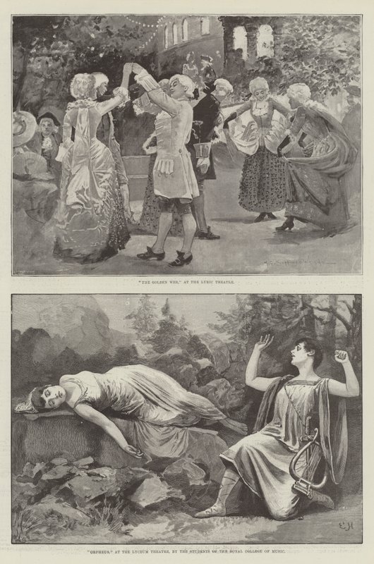 Performing Arts v Londýně od Henry Charles Seppings Wright