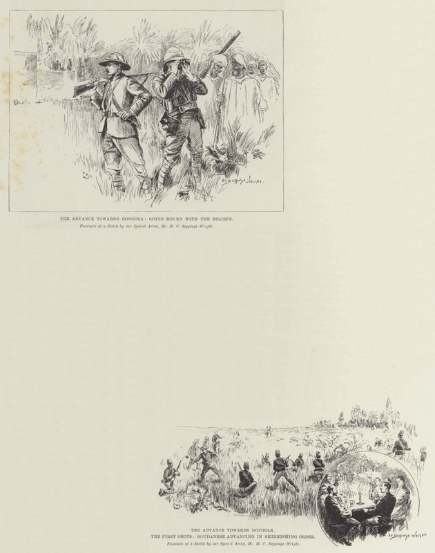 Náčrtky mahdistické války od Henry Charles Seppings Wright