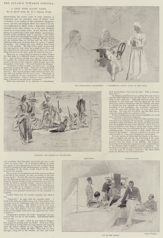 Postup směrem k Dongole od Henry Charles Seppings Wright