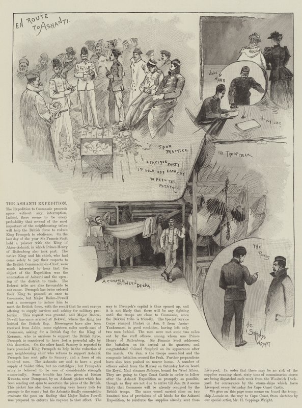 Expedice Ashanti od Henry Charles Seppings Wright