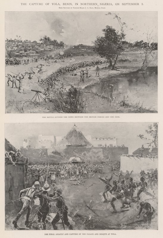 Zajetí Yoly v Beninu v severní Nigérii dne 2. září od Henry Charles Seppings Wright