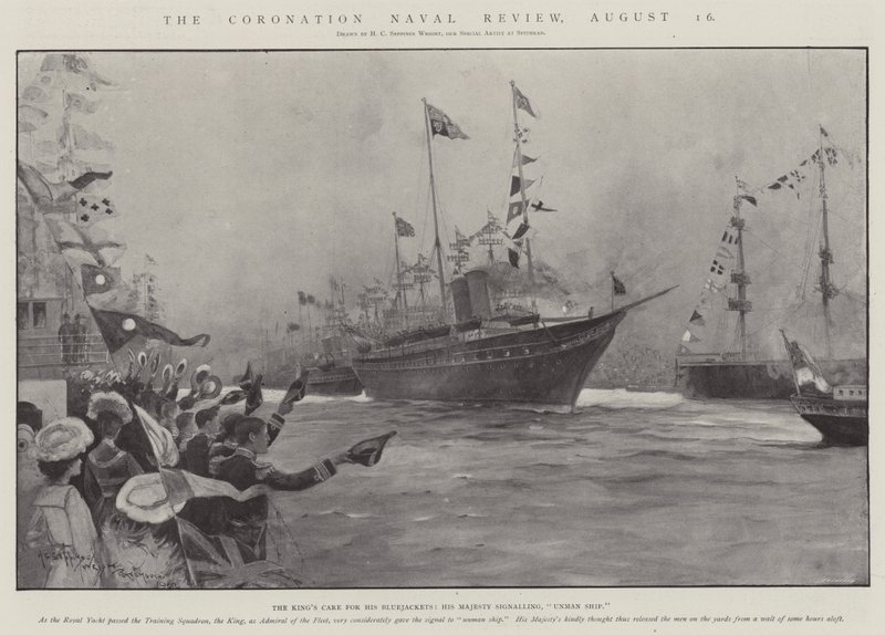 The Coronation Naval Review, 16. srpna od Henry Charles Seppings Wright