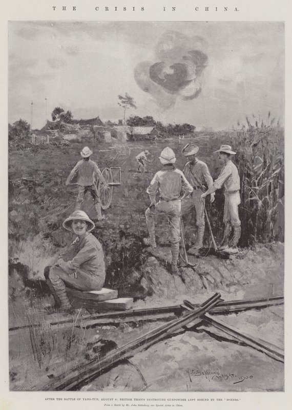 Krize v Číně od Henry Charles Seppings Wright